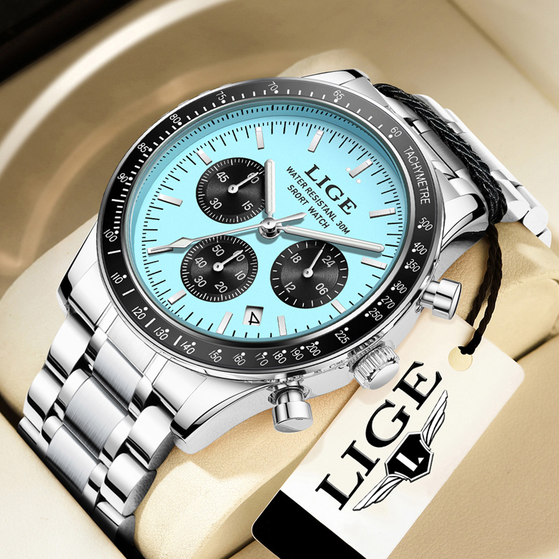Luxury Watch Magazine - LIGE Top Brand Luxury New Men