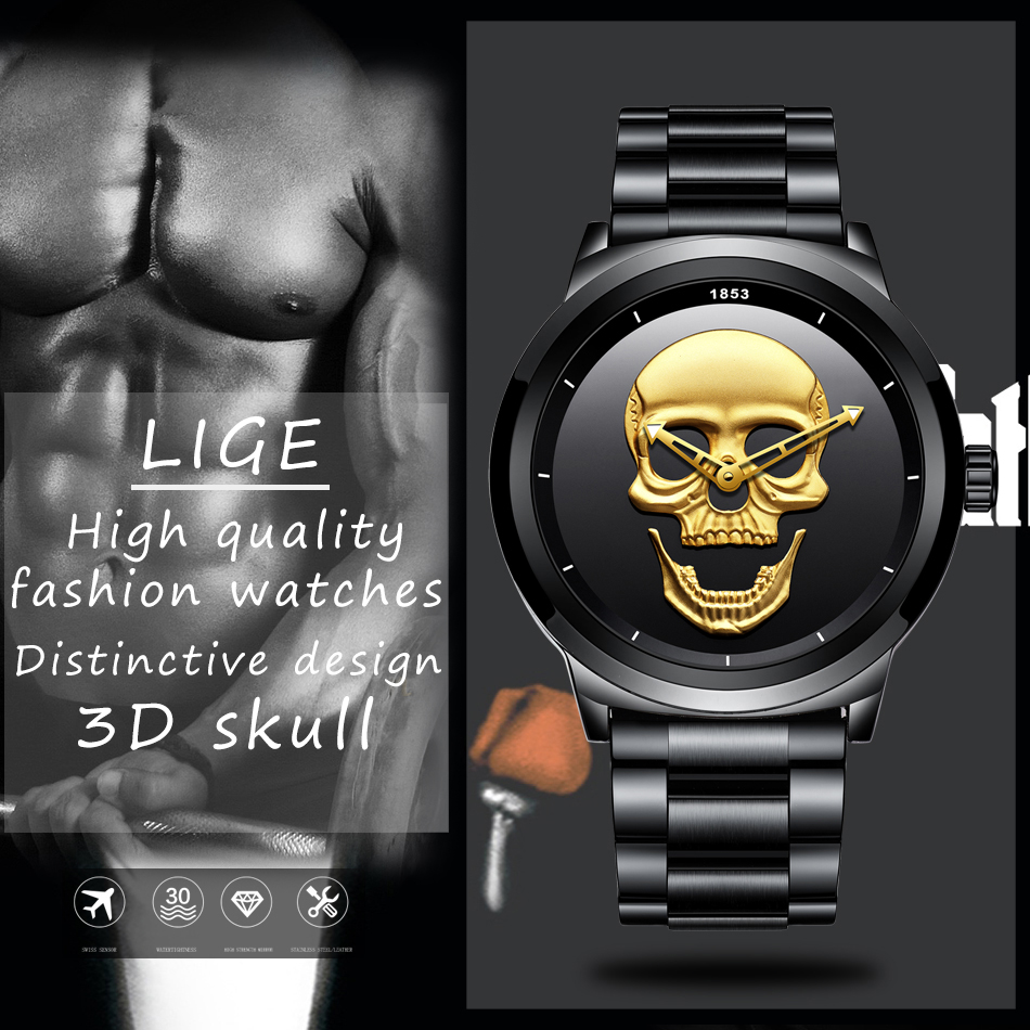 LIGE Sport Mens Watches Top Br - Luxury Watch Magazine 评论和价格