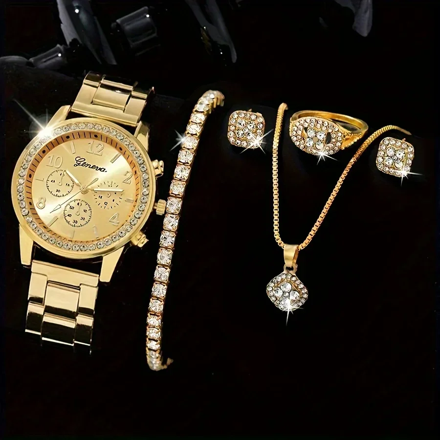 Luxury Rhinestone Quartz Watch - Luxury Watch Gift For Her 评论和价格
