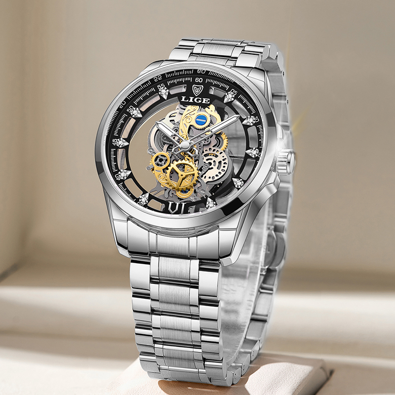 LIGE Fashion Top Luxury Men's  - Luxury Watch Magazine 评论和价格