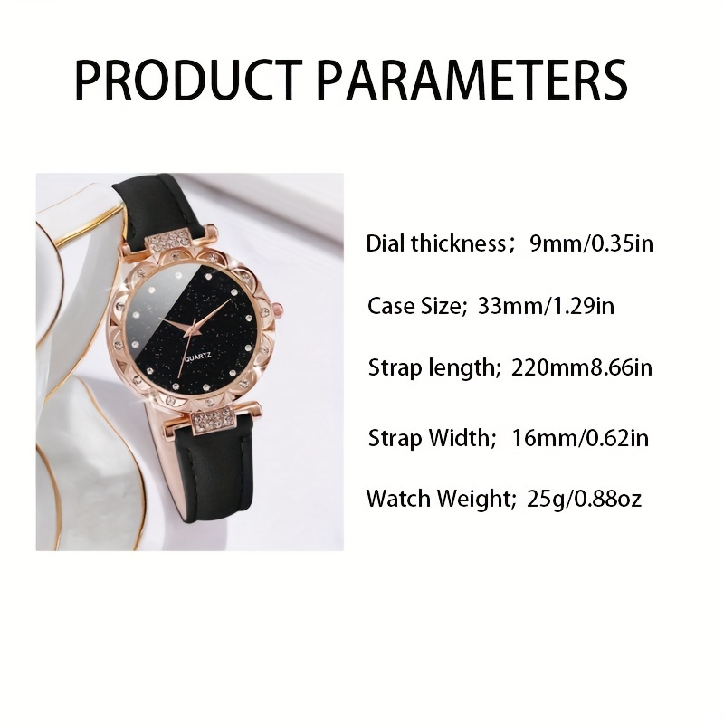 Starry Fashion Quartz Watch Lu - Luxury Watch Gift For Her 评论和价格