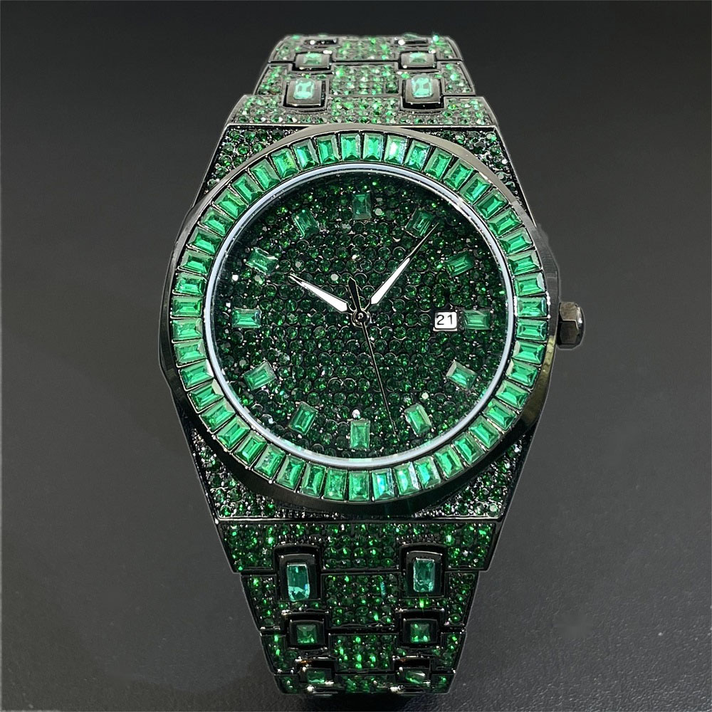 2024 Hip Hop Green Diamond Wat - Luxury Watch Iceberg 评论和价格