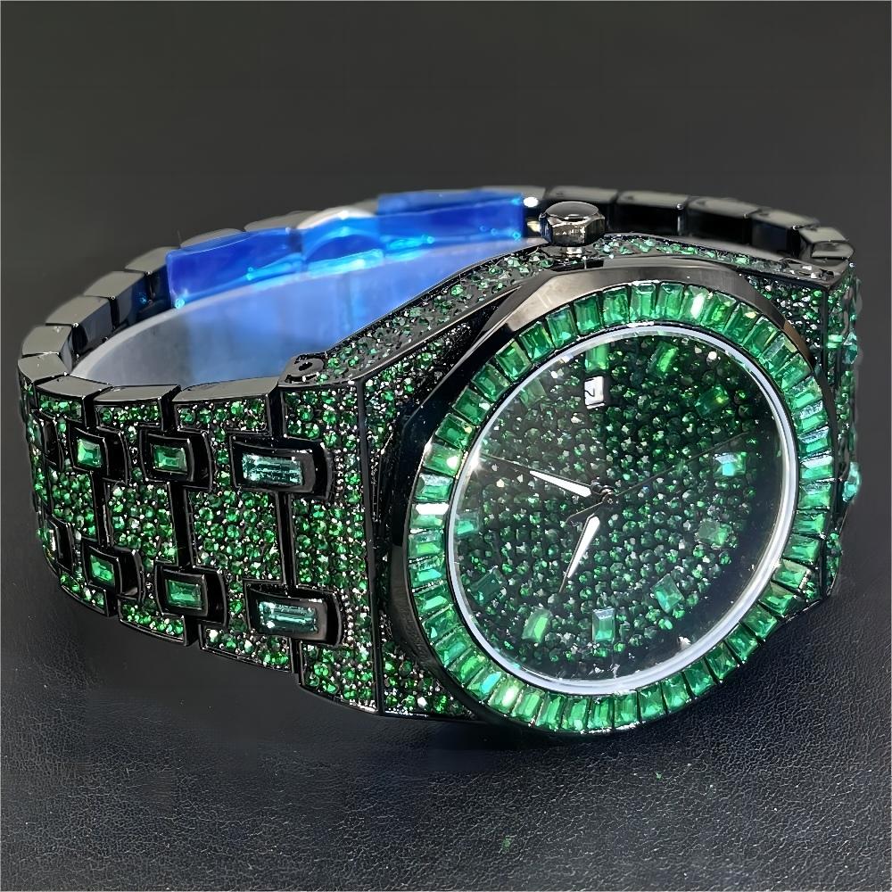 2024 Hip Hop Green Diamond Wat - Luxury Watch Iceberg 评论和价格