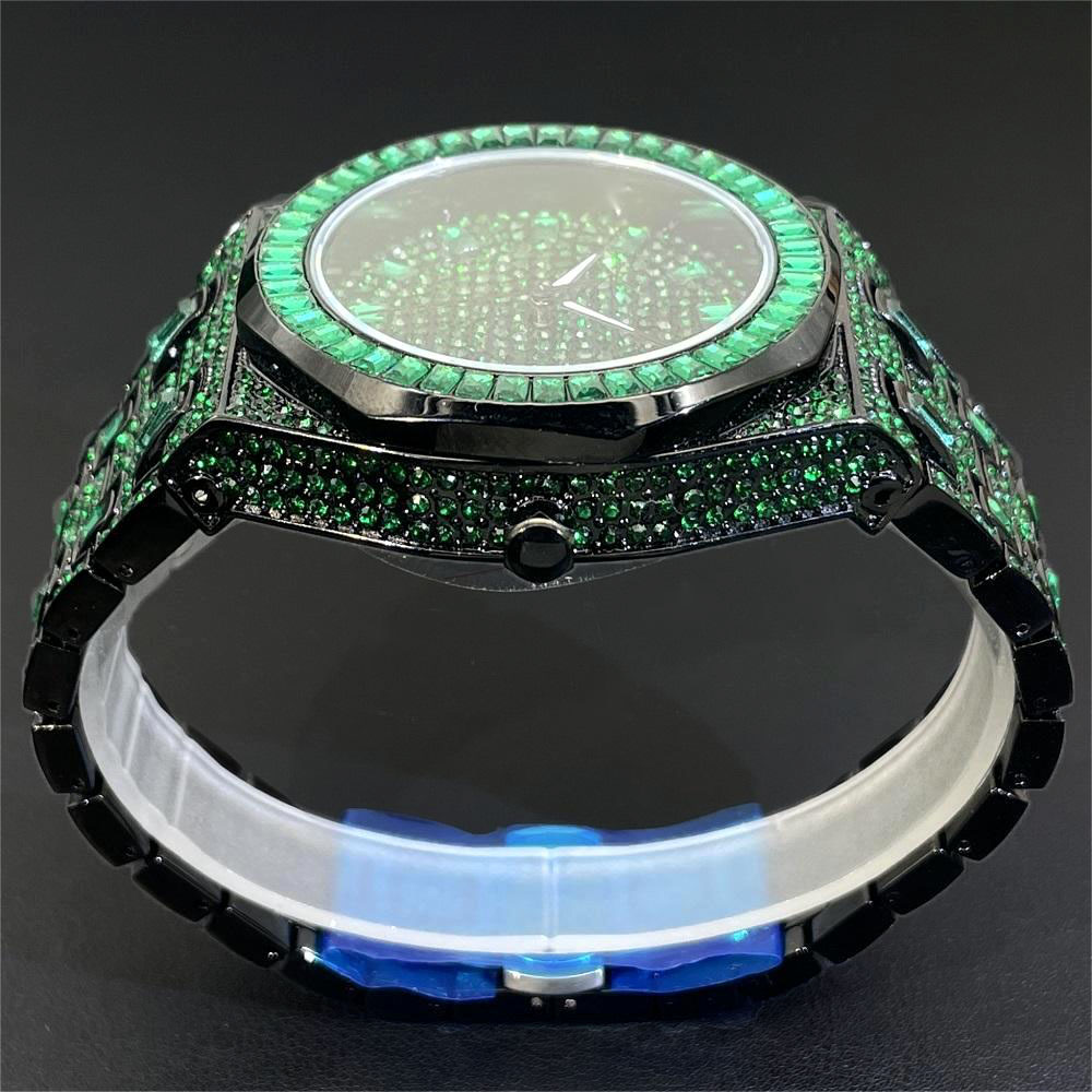 2024 Hip Hop Green Diamond Wat - Luxury Watch Iceberg 评论和价格