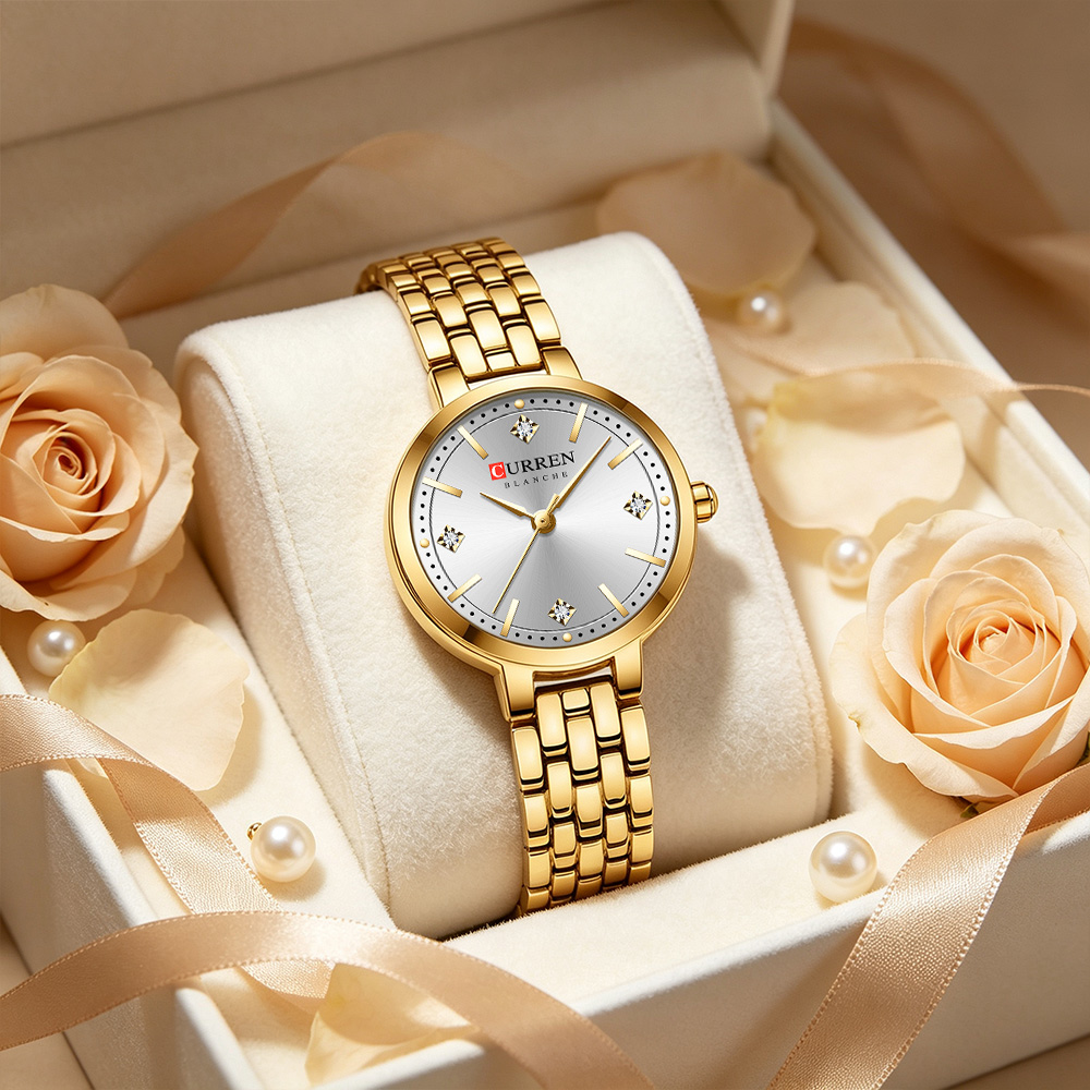 CURREN Ladies Minimalist Thin  - Luxury Watch Gift For Her 评论和价格