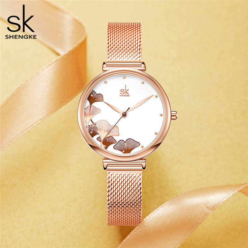 Luxury Women's Ginkgo Leaf Wat - Luxury Watch Gift For Her 评论和价格